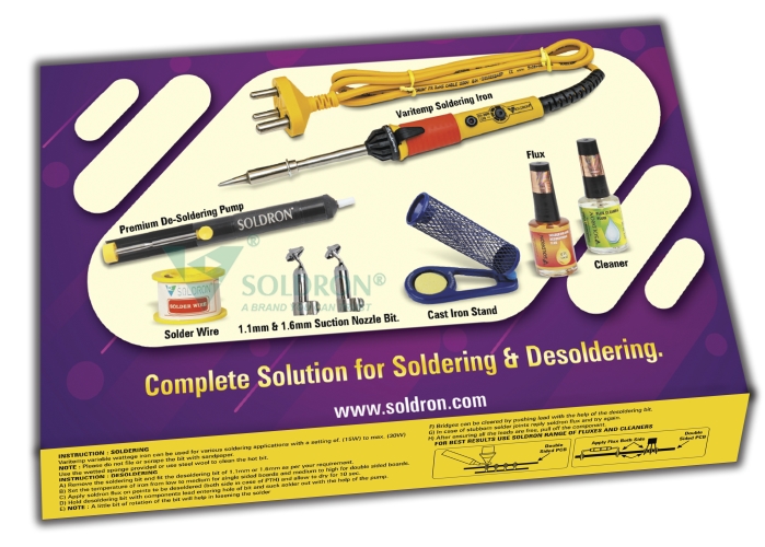 Soldron Soldering and Desoldering Kit.